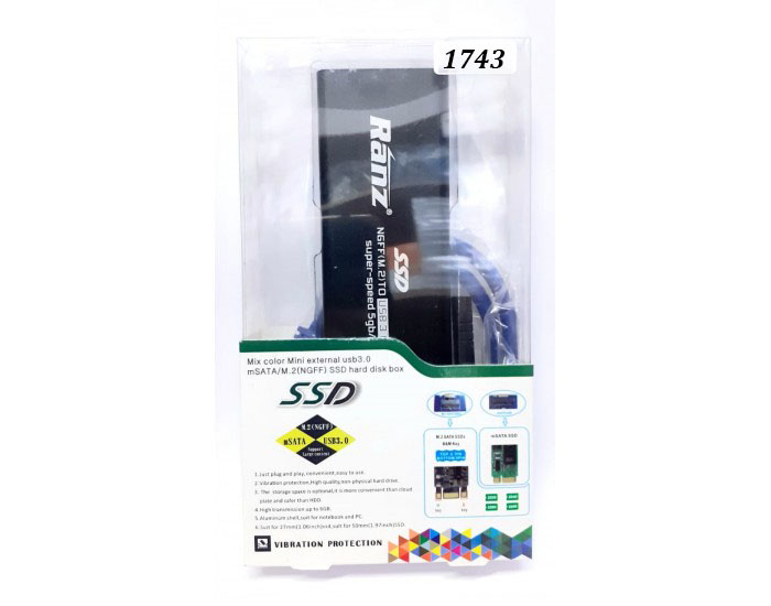 RANZ M.2 SSD CASING USB 3.0