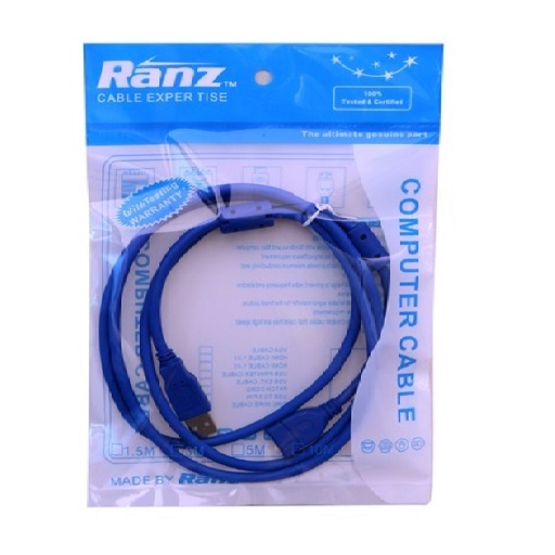 RANZ USB EXTENSION CABLE 1.5MTR 2.0