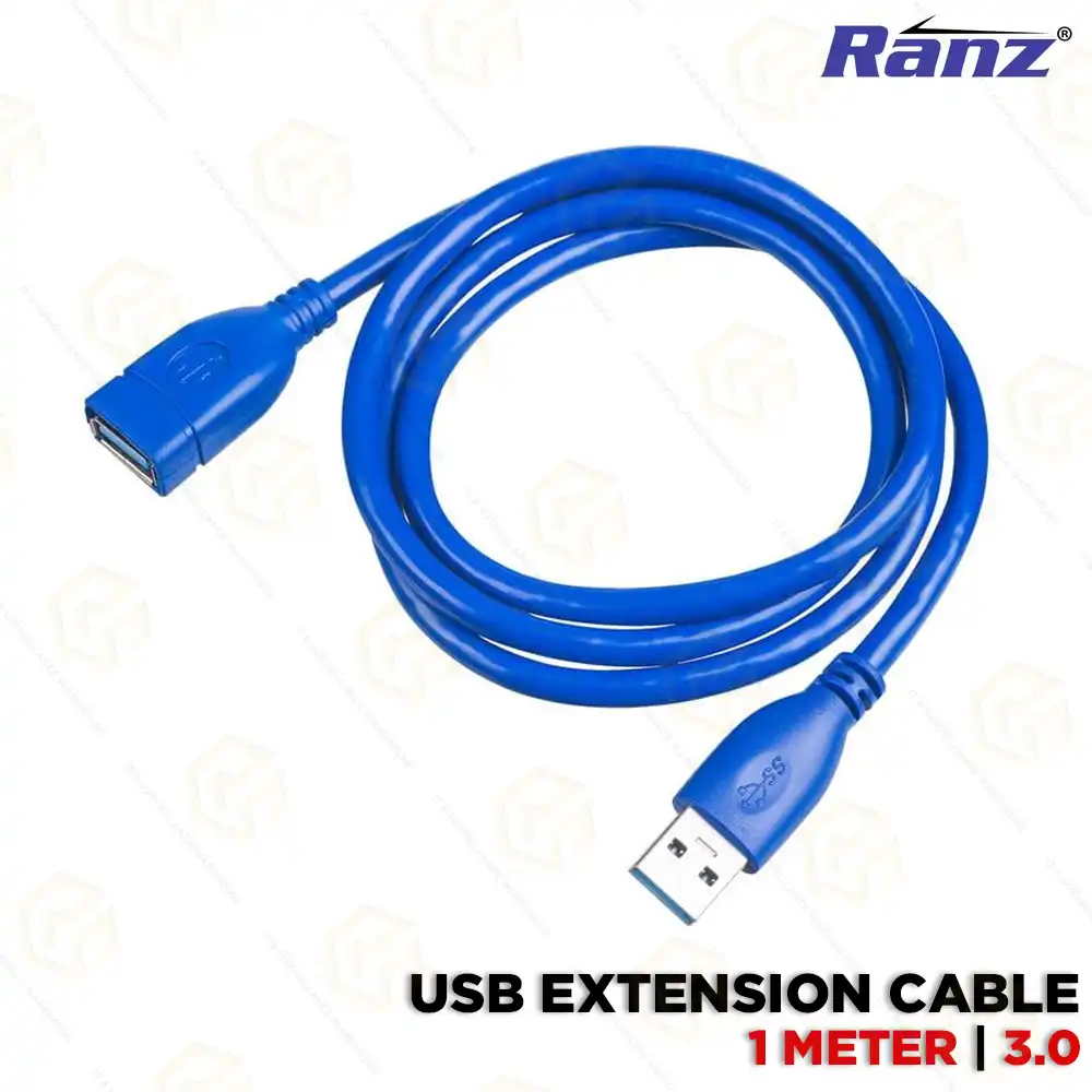 RANZ USB EXTENSION CABLE 1MTR 3.0