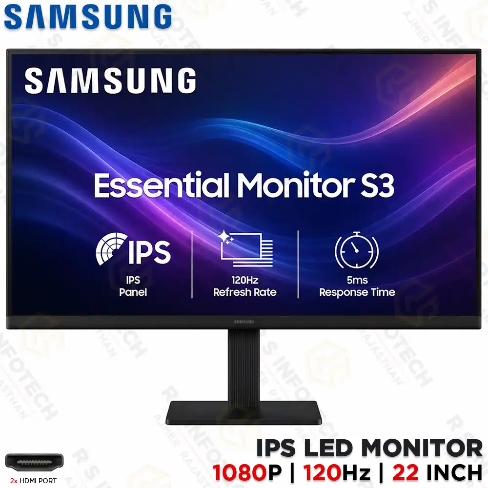 SAMSUNG LS22F320 22" 120HZ FHD GAMING IPS MONITOR (LS22F320GAWXXL)