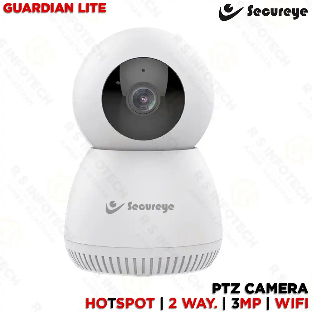 SECUREYE 3MP WIFI GUARDIAN LITE PTCAM PERSONAL HOTSPOT CAMERA