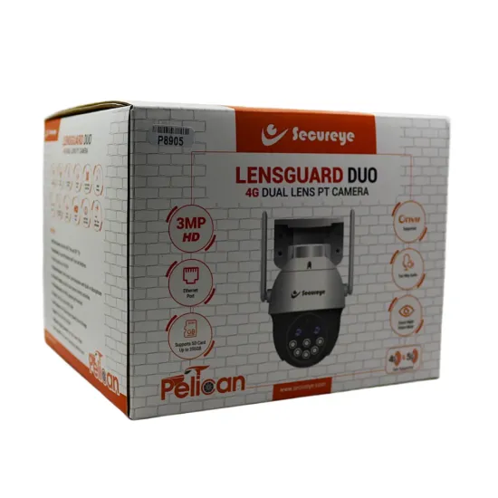 SECUREYE 4G IP PT CAMERA 3MP DUAL LENS (1 LENS 10X ZOOM) 2 WAY AUDIO LENSGUARD (PTZ2-4G)