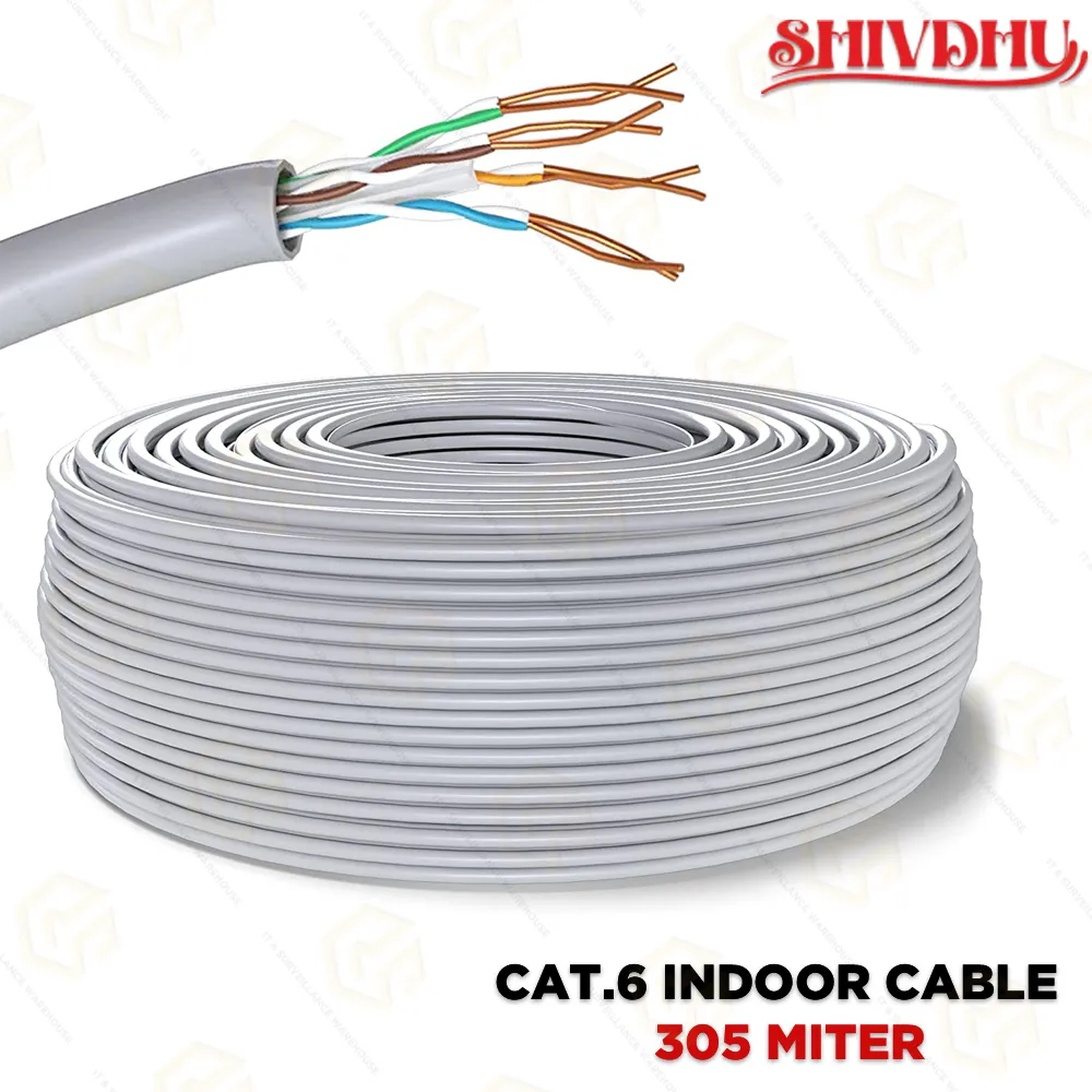 SHIVDHU CAT.6 CCA INDOOR CABLE 305M