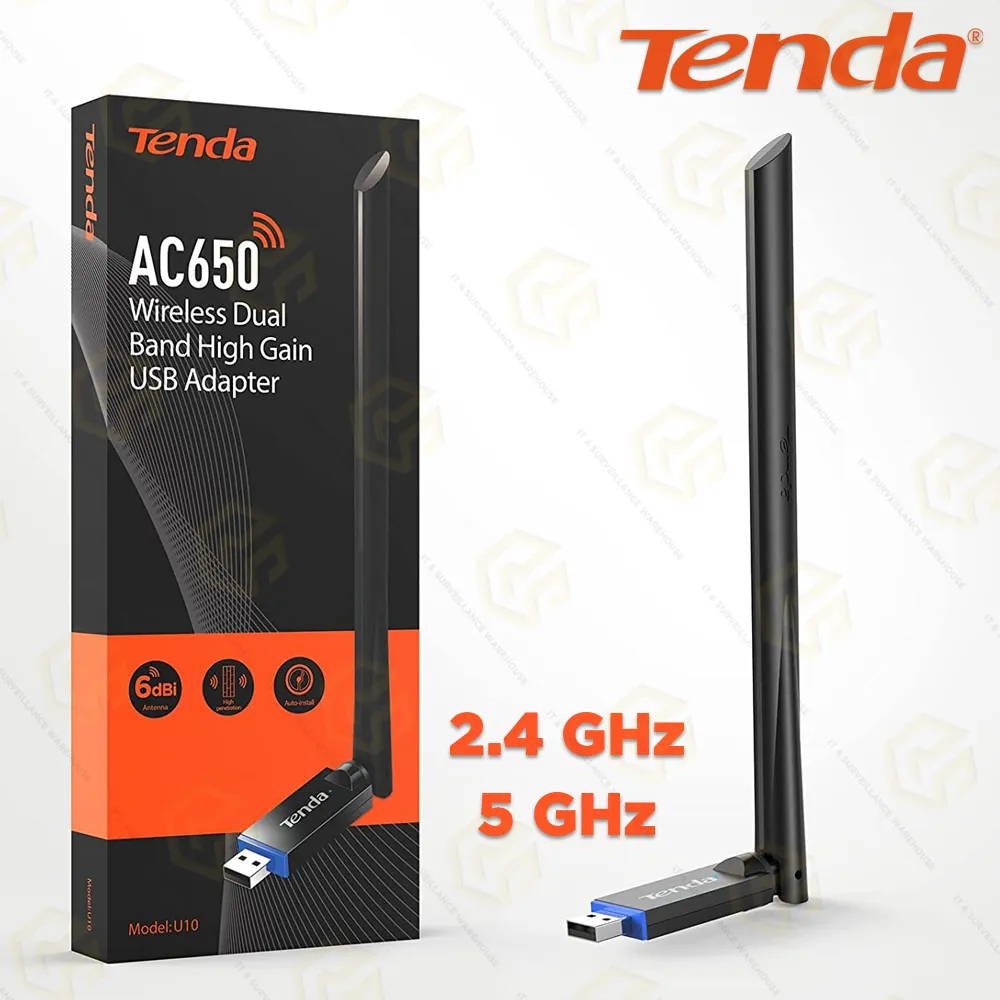 TENDA DUAL-BAND USB WIFI AC650 U10