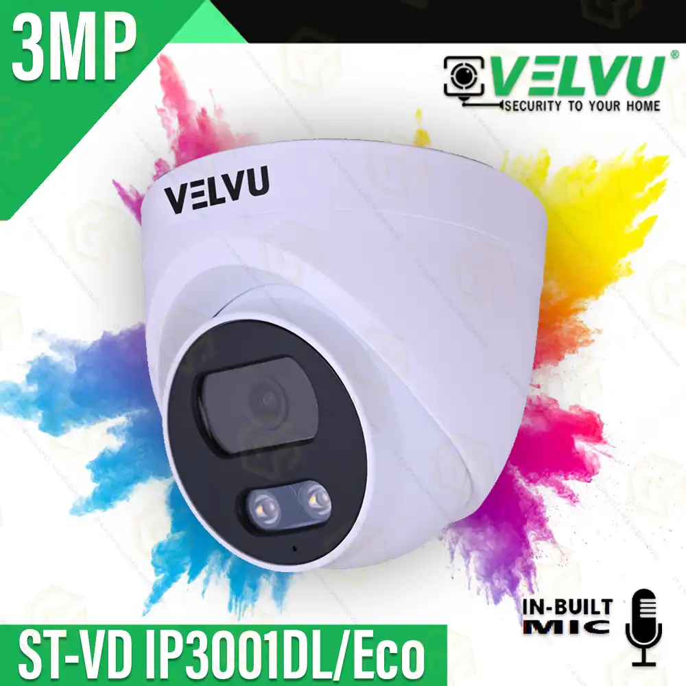 VELVU 3MP IP ECO DOME ST-VD-IP-3001DL (2YEAR)