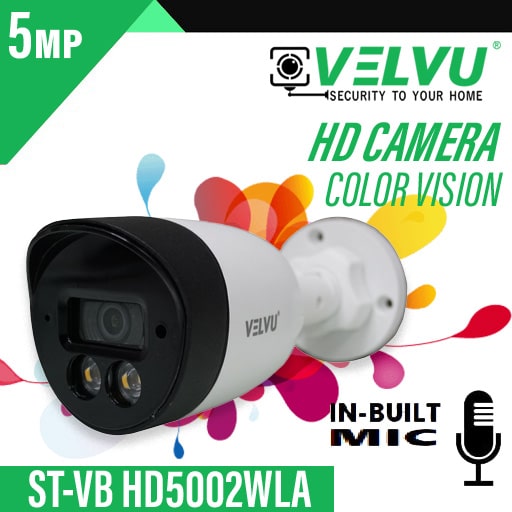 VELVU 5MP HD-5002WLA BULLET | COLOR+AUDIO
