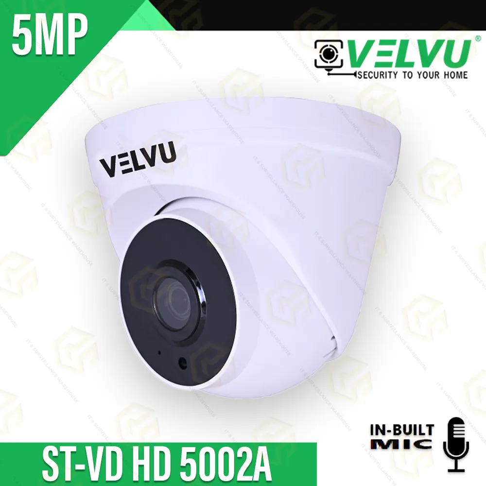 VELVU ST-VB-HD-5002A 5MP HD DOME | AUDIO