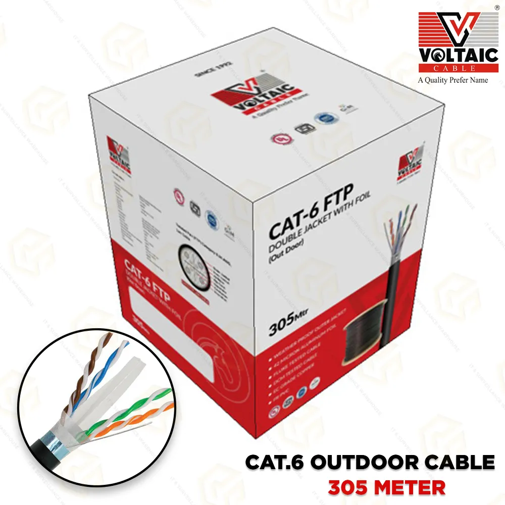 KATVISION CAT.6 305MTR CCA OUTDOOR CABLE (DOUBLE JACKET)