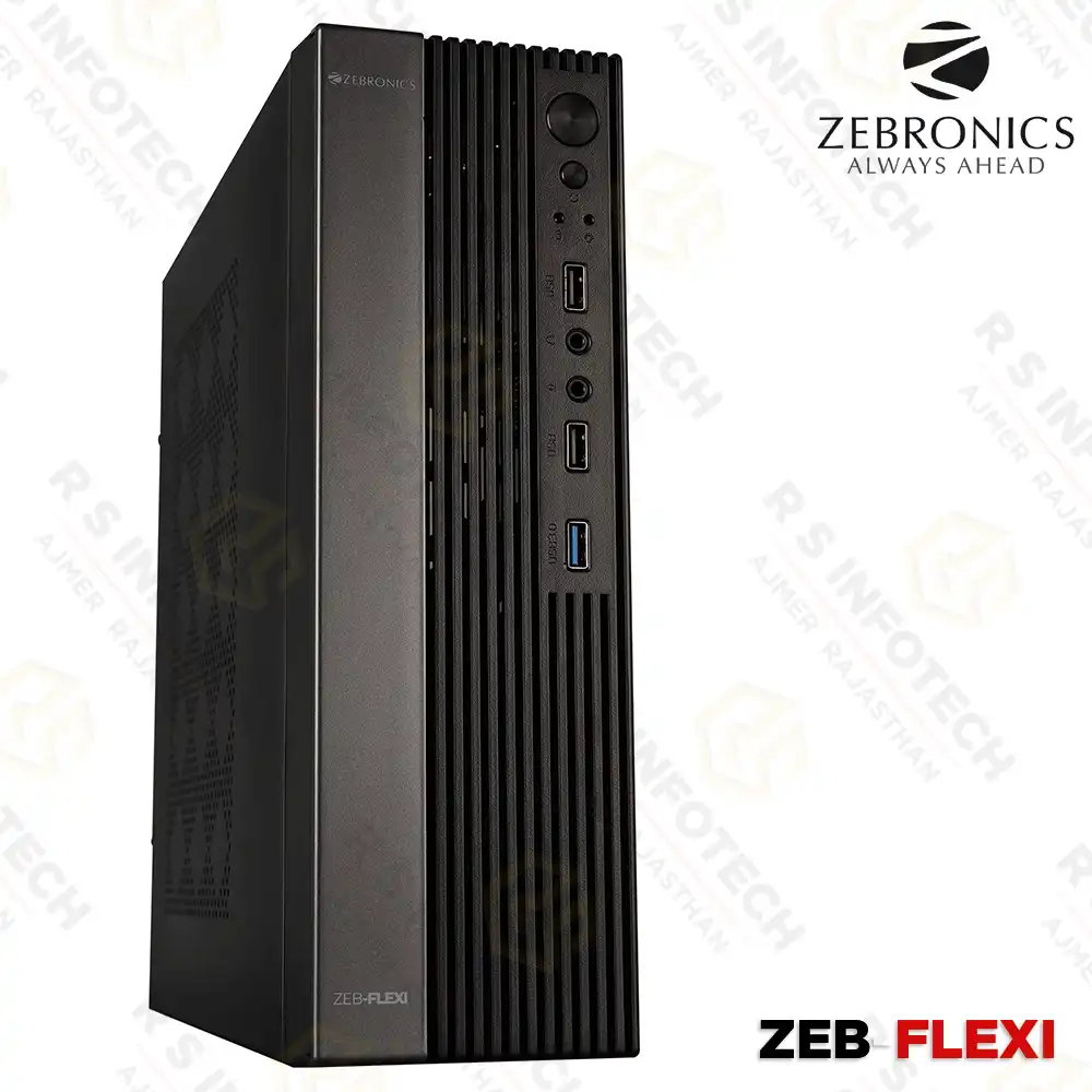 ZEBRONICS FLEXI MINI TOWER CABINET WITH BUILT-IN SMPS | MICRO ATX / MINI ITX SUPPORT
