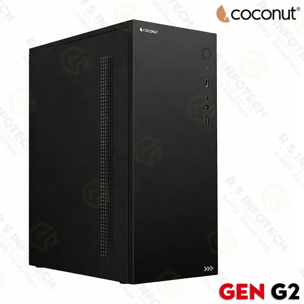 COCONUT ZEN G2 MICRO ATX PREMIUM COMPUTER CABINET BLACK