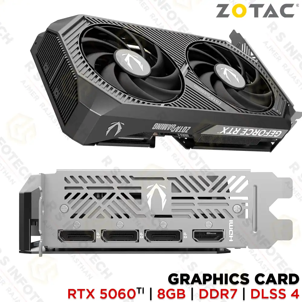 ZOTAC GAMING GEFORCE RTX 5060TI 8GB GDDR7 TWIN EDGE